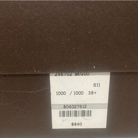 Gucci Bonneville Black Nero Boots NEW IN BOX size USA 8.5 EU 38.5 - Picture 6 of 7